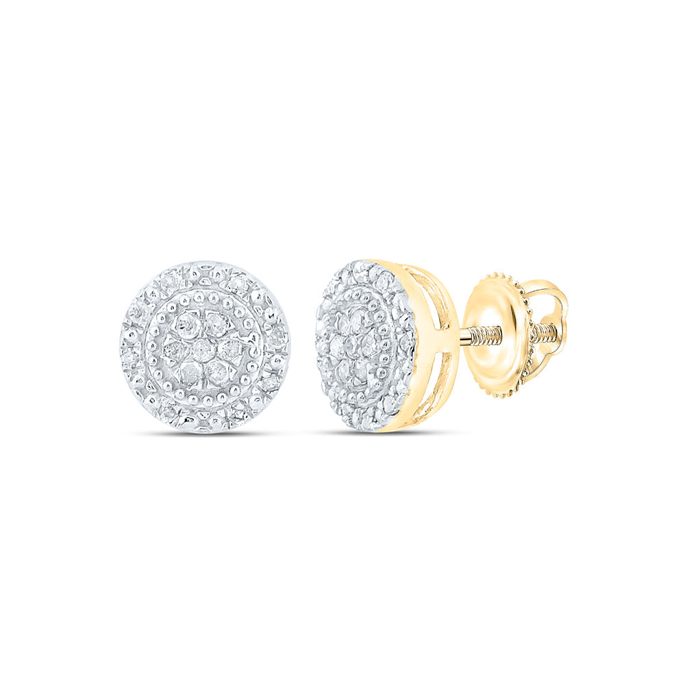 1/10CT-DIA P3 GIFT ROUND EARRING Daisy Joyeria