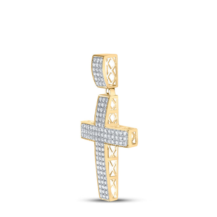 2CTW-DIA CN CROSS MENS CHARM Daisy Joyeria
