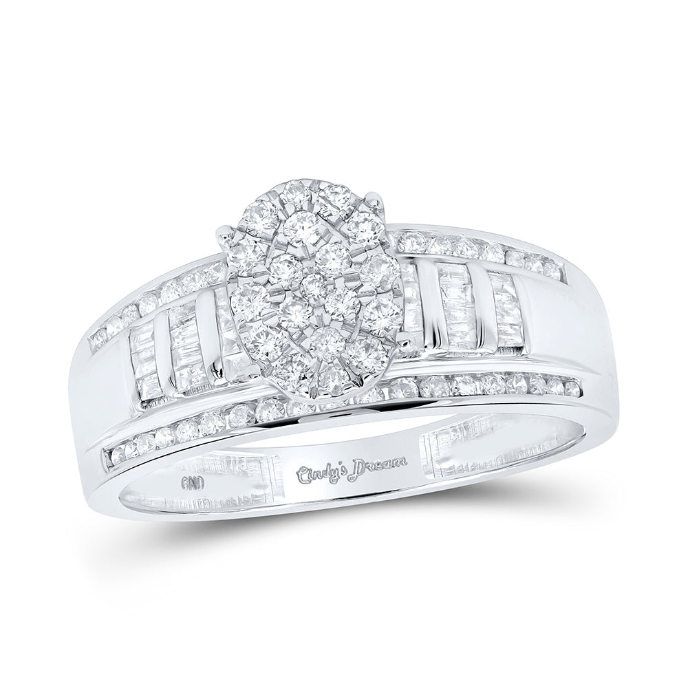 1/2CTW-NAT DIA CINDY OVAL RING 7 Daisy Joyeria