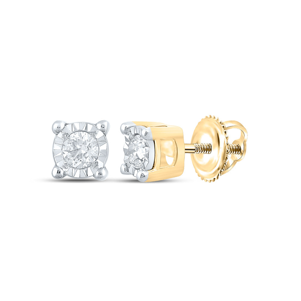 1/5CTW-DIA NK ROUND EARRING Daisy Joyeria