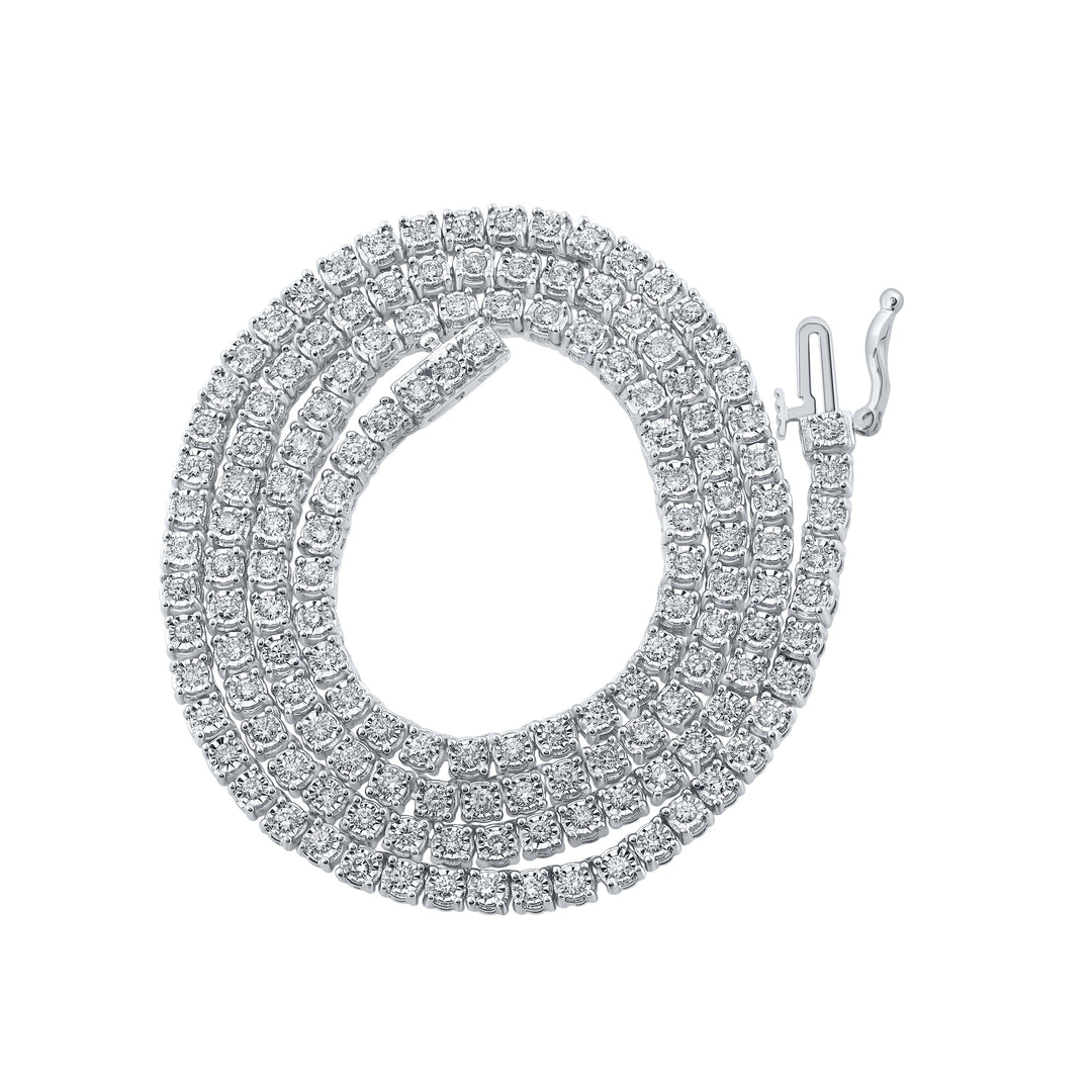 2 3/4CTW-DIA NK FANUK MENS CHAIN (18 INCH) Daisy Joyeria