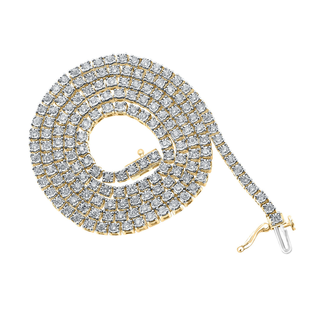 3CTW-DIA NK (3MM) MENS FANUK CHAIN (20 INCH) Daisy Joyeria