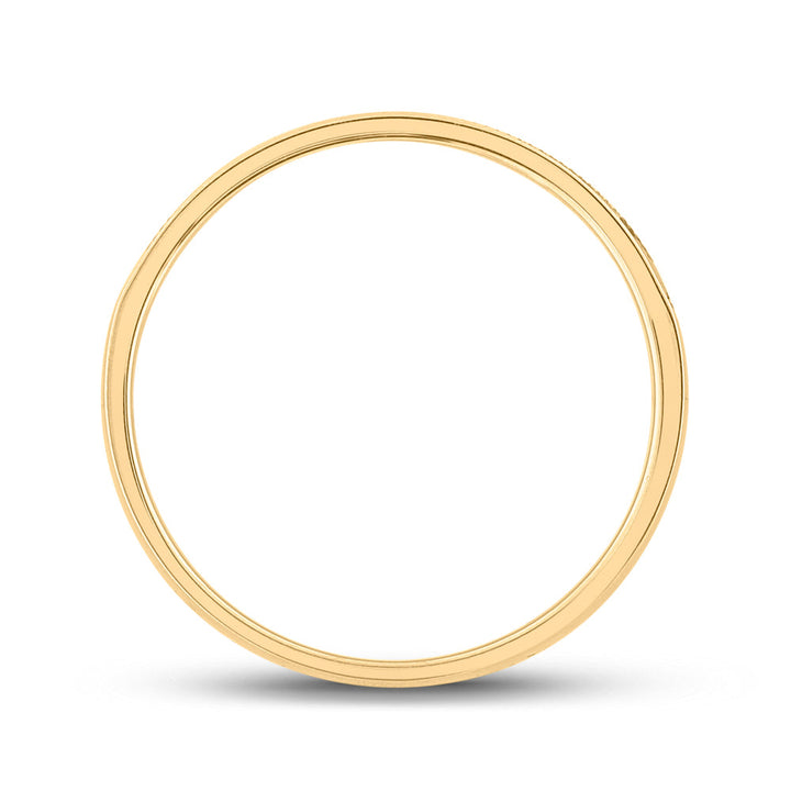 1/4CTW-DIA CN ACCUSET MENS BAND 10 Daisy Joyeria