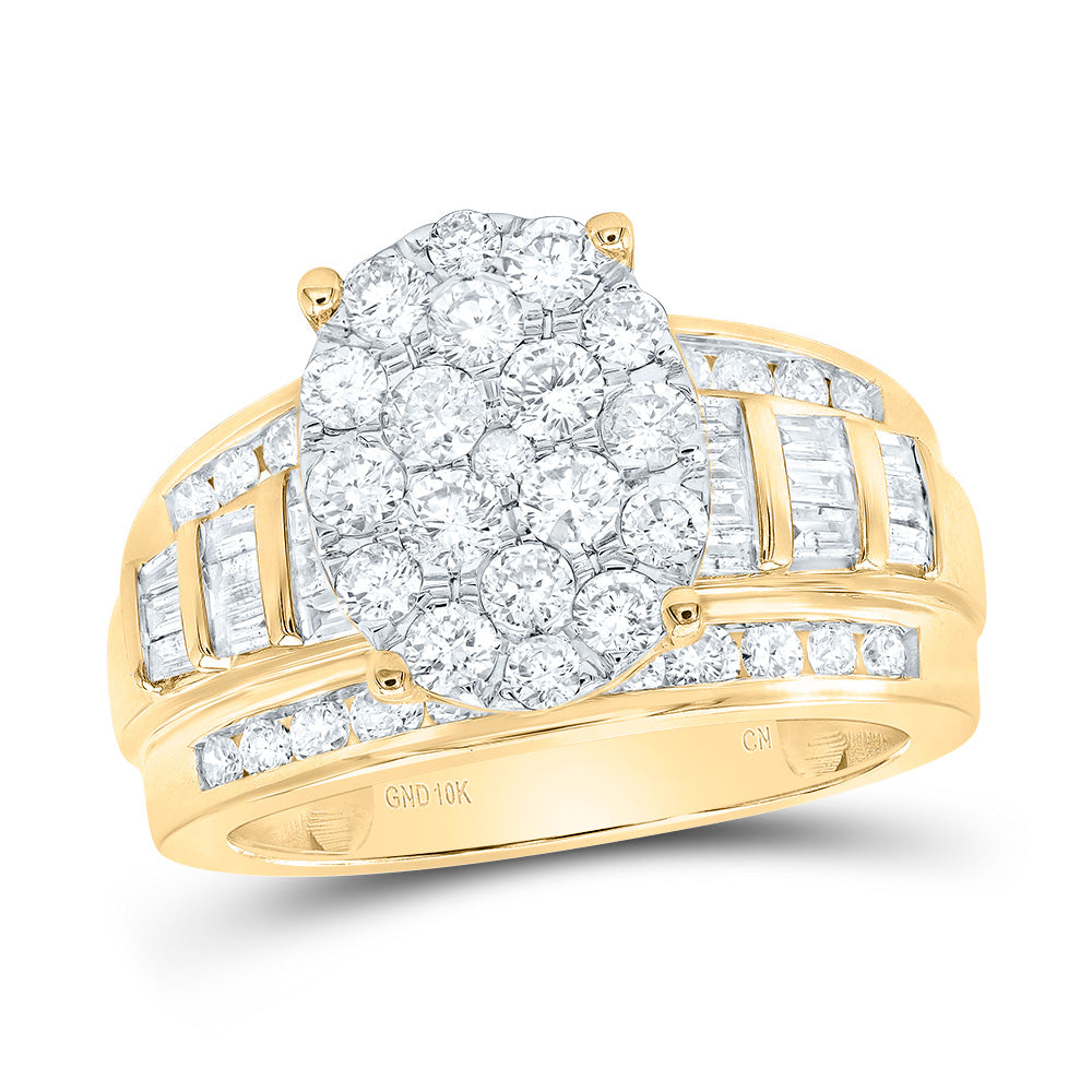 2CTW-NAT DIA CINDY OVAL RING 7 Daisy Joyeria