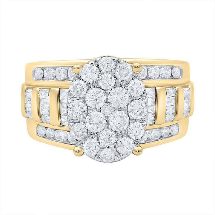 2CTW-NAT DIA CINDY OVAL RING 7 Daisy Joyeria