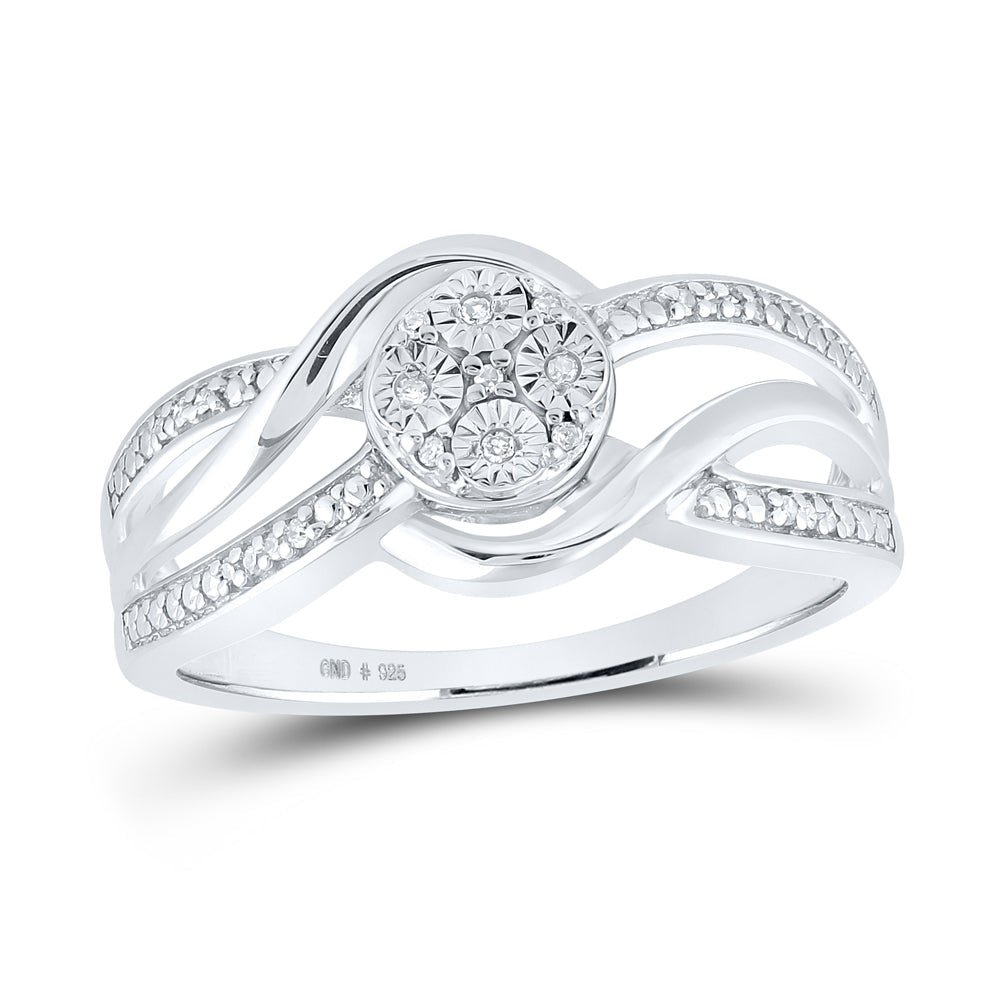 1/20CTW-DIA P2 GIFT RING 7 Daisy Joyeria