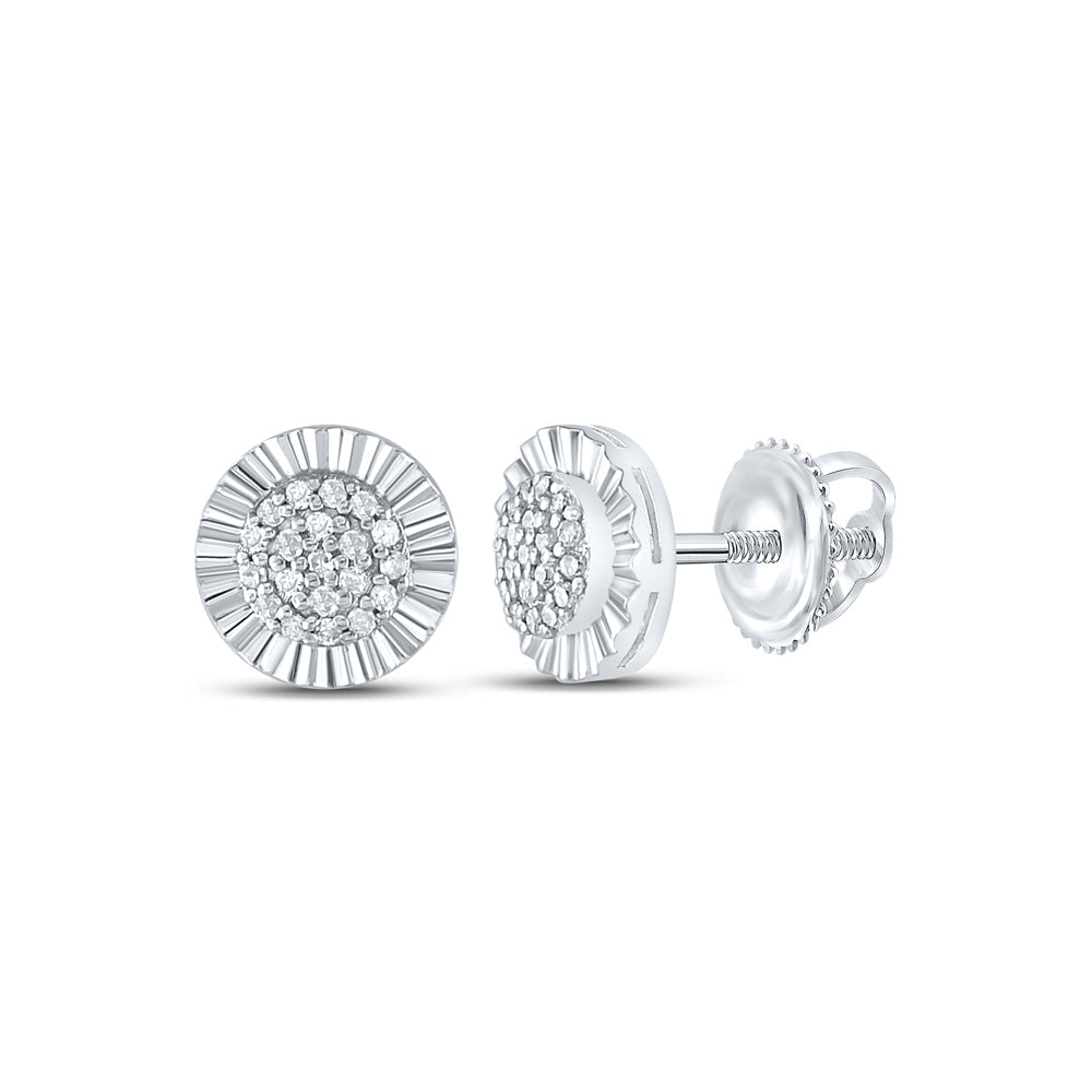 1/10CTW-DIA P3 GIFT ROUND EARRING Daisy Joyeria