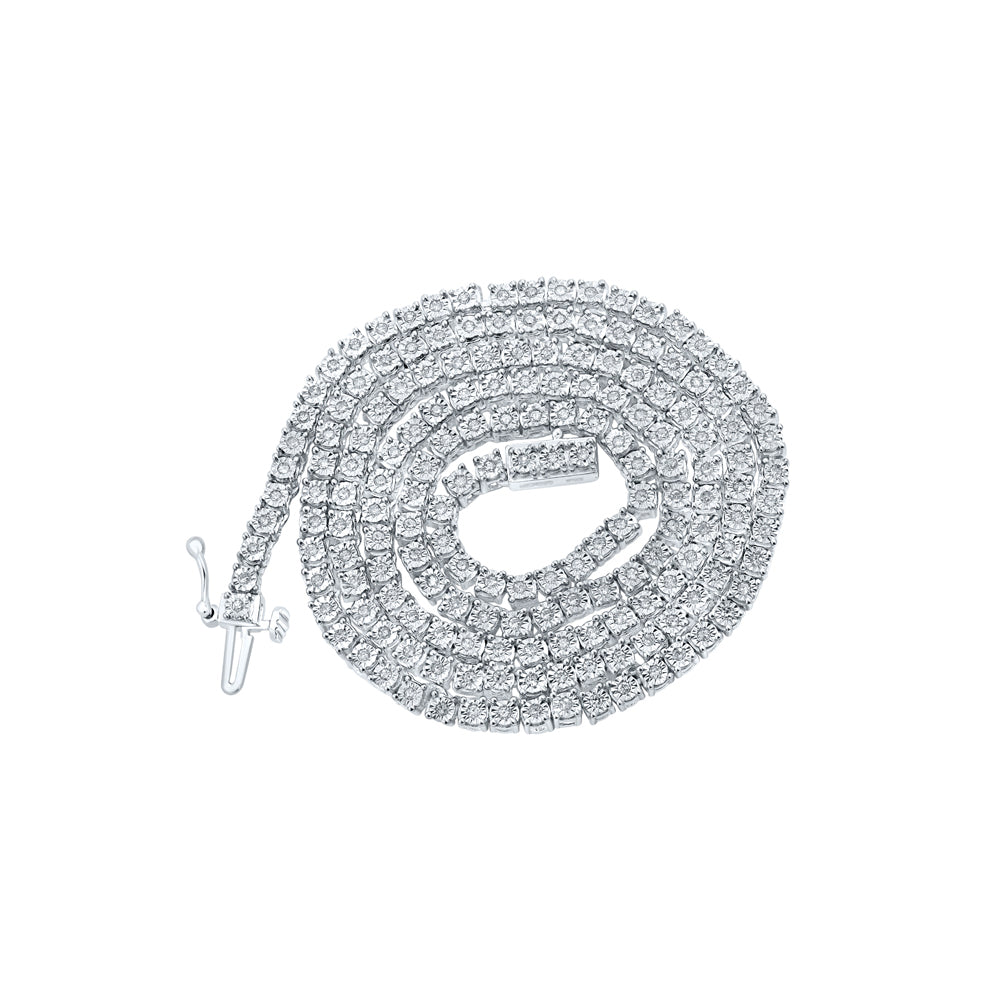 1 3/8CT-DIA P3 FANUK MENS CHAIN (22 INCH) Daisy Joyeria