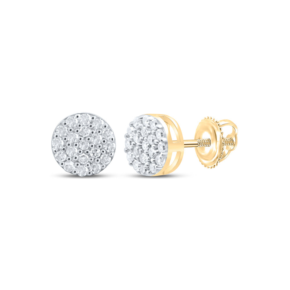 1/4CTW-DIA P1 GIFT ROUND EARRING Daisy Joyeria