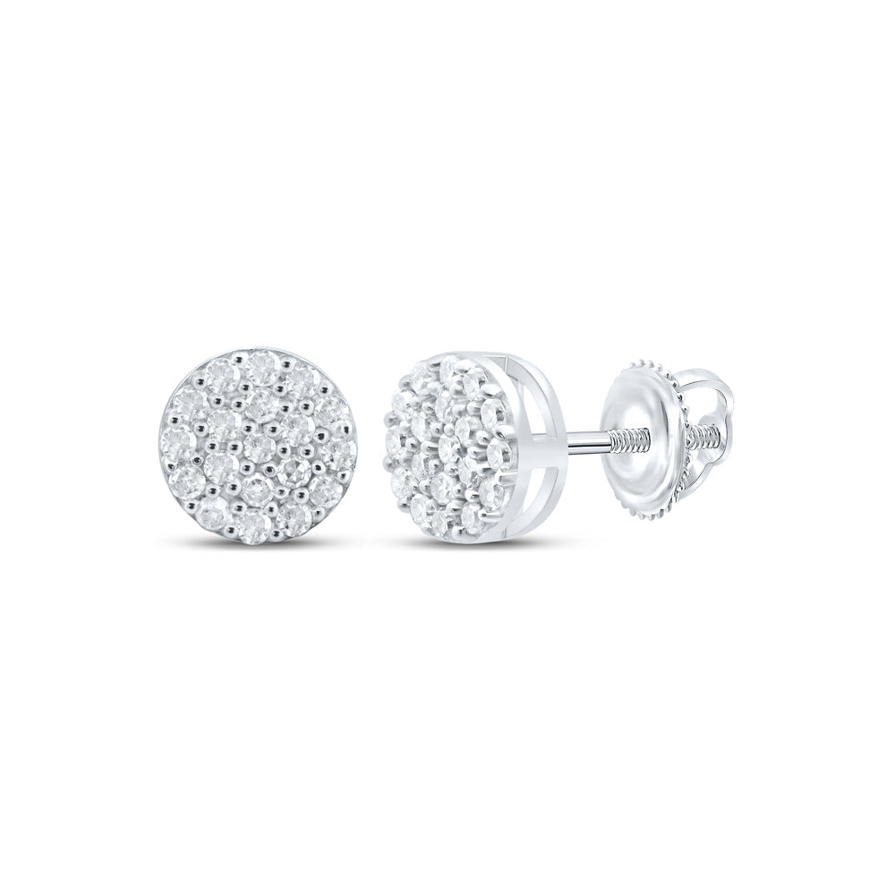 1/4CTW-DIA P1 GIFT ROUND EARRING Daisy Joyeria