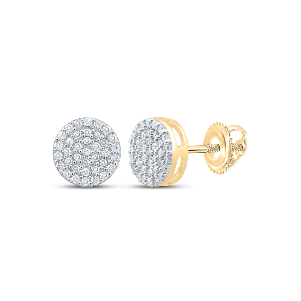 1/3CTW-DIA P1 GIFT ROUND EARRING Daisy Joyeria