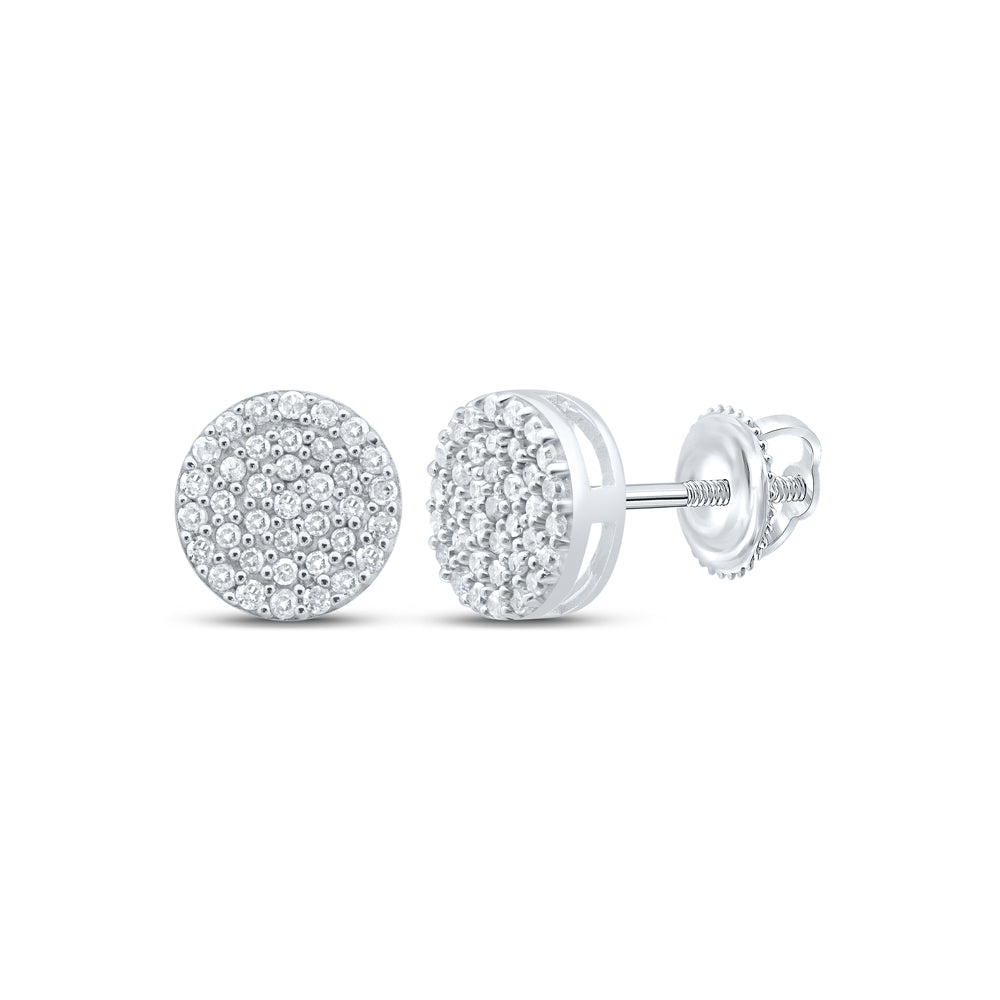 1/3CTW-DIA P1 GIFT ROUND EARRING Daisy Joyeria