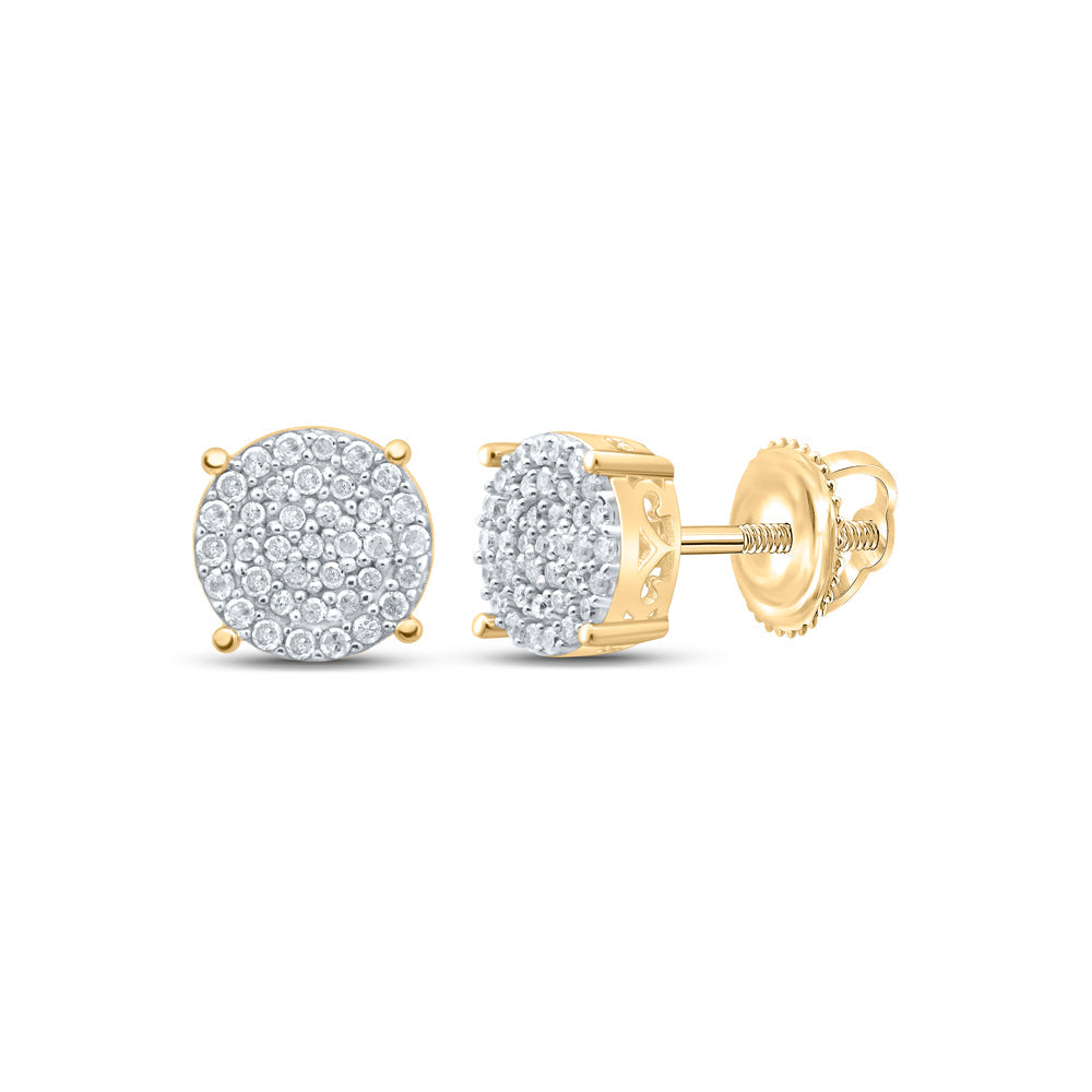 1/3CTW-DIA P1 GIFT ROUND EARRING Daisy Joyeria