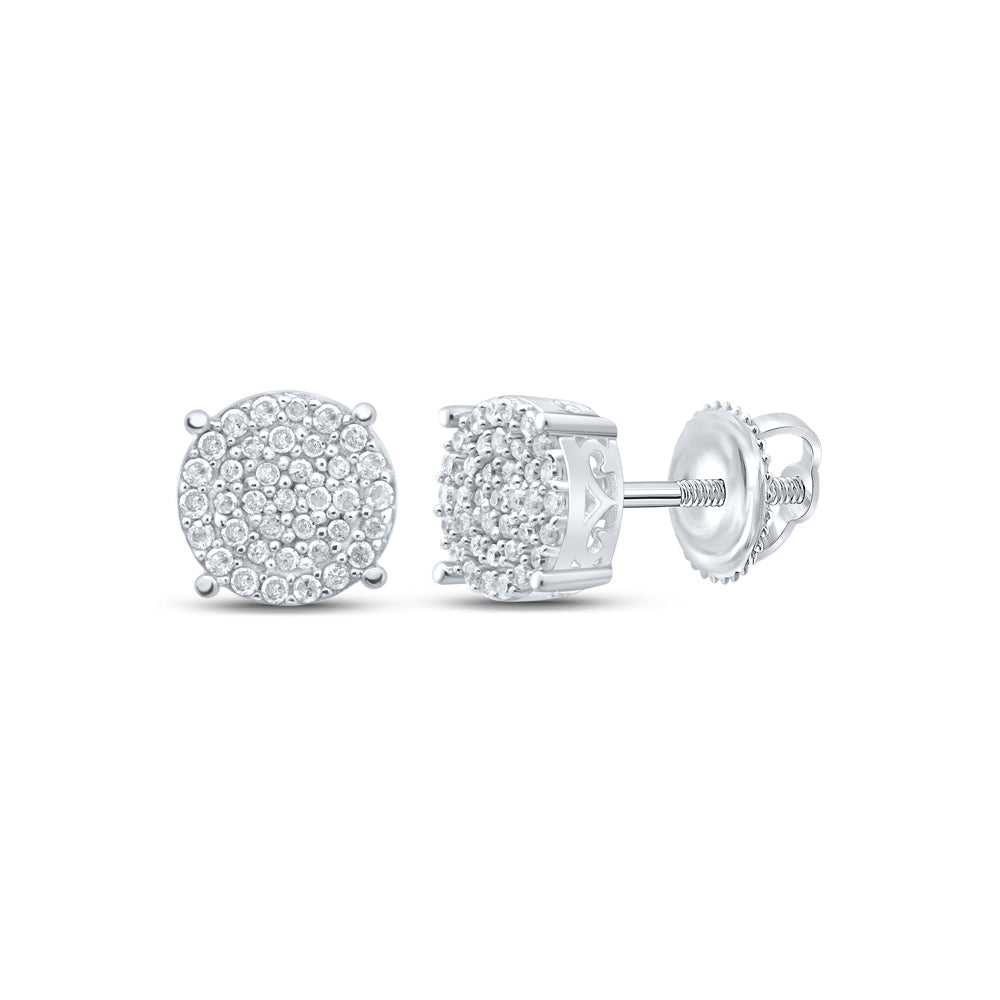 1/3CTW-DIA P1 GIFT ROUND EARRING Daisy Joyeria
