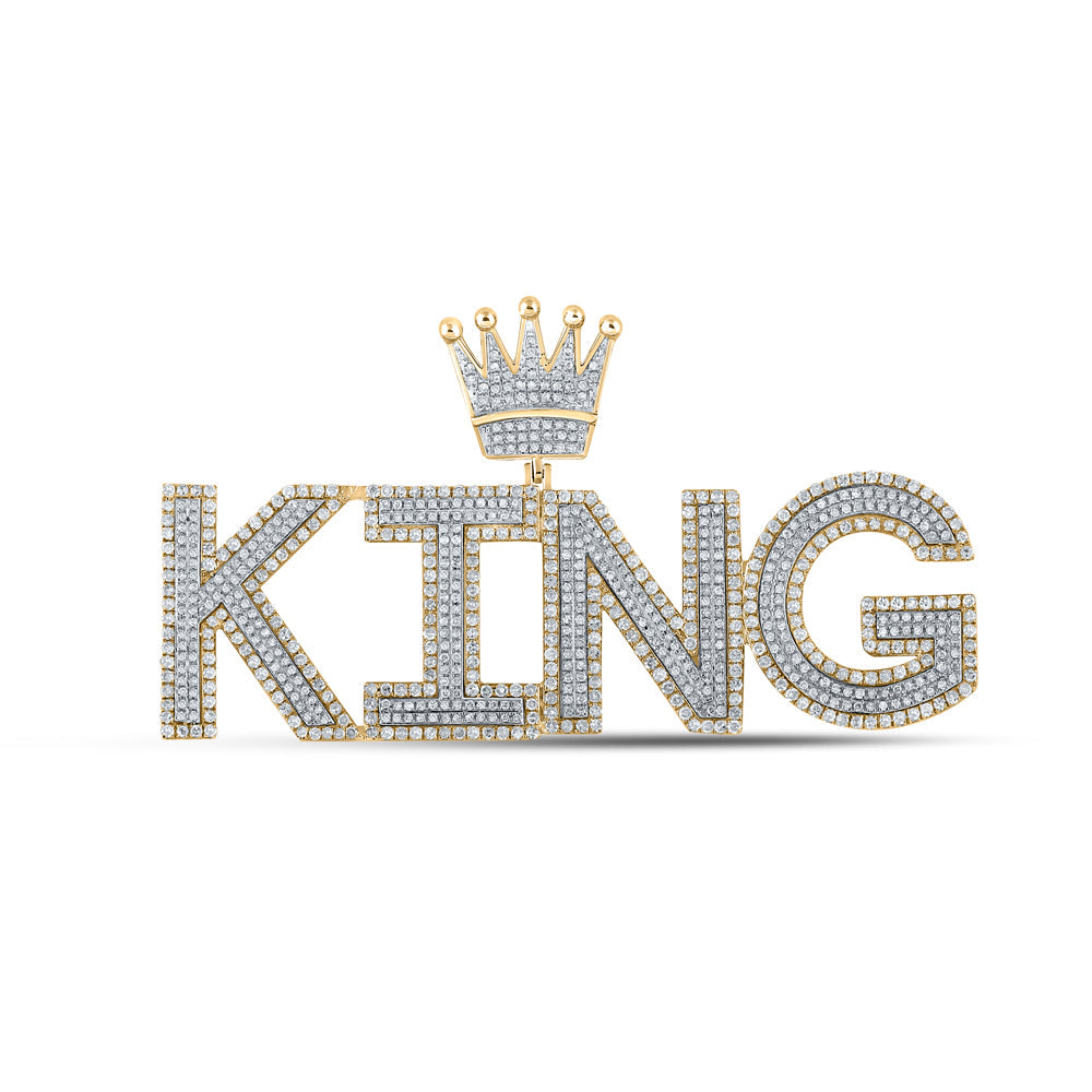 3CTW-DIA P1P2 "KING"  MENS CHARM Daisy Joyeria