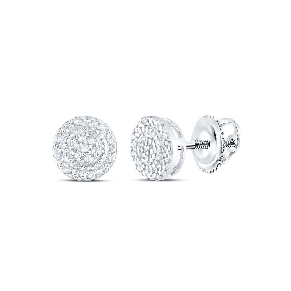 1/10CT-DIA P3 GIFT ROUND EARRING Daisy Joyeria