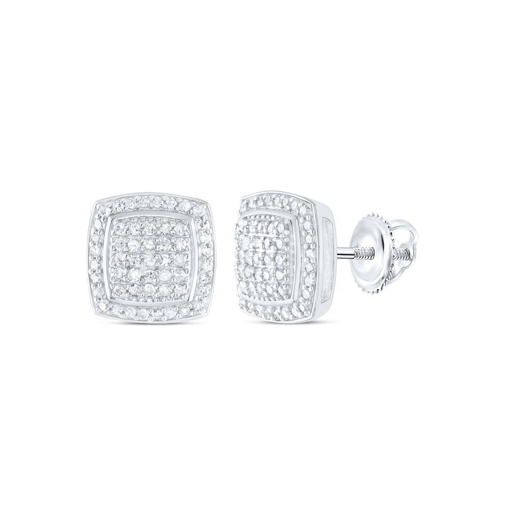 1/3CTW-DIA P1 GIFT CUSHION EARRING Daisy Joyeria