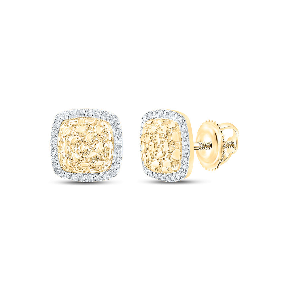 1/6CTW-DIA CN FASHION CUSHION EARRING Daisy Joyeria