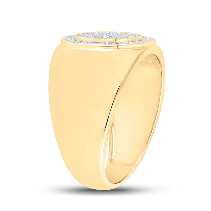 1/3CTW-DIA P1P2 MENS RING 10 Daisy Joyeria