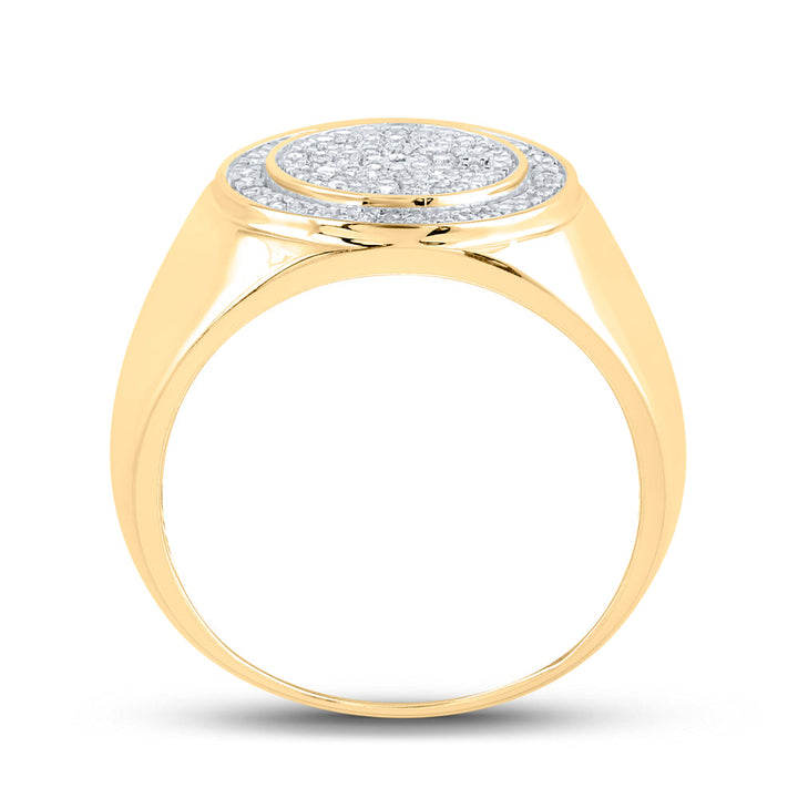 1/3CTW-DIA P1P2 MENS RING 10 Daisy Joyeria