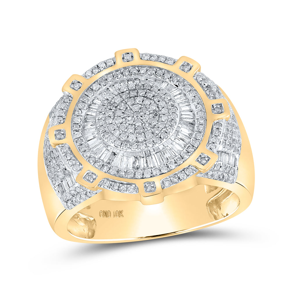 1CTW-DIA P1P2 MENS RING 10 Daisy Joyeria