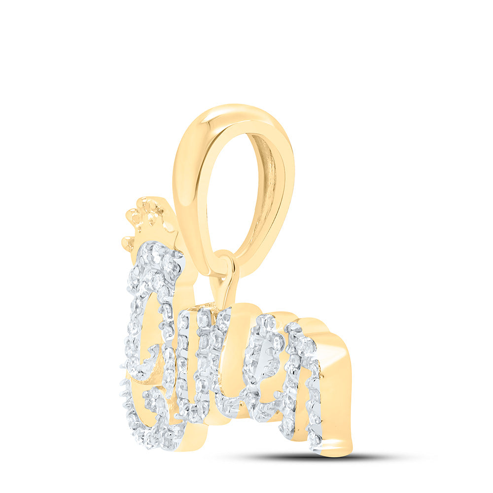1/6CTW-DIA P1 QUEEN GIFT PENDANT Daisy Joyeria
