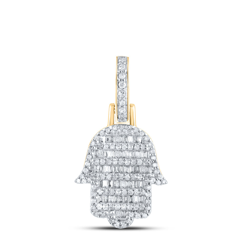 1/2 CTW-DIA P1 HAMSA MENS CHARM Daisy Joyeria