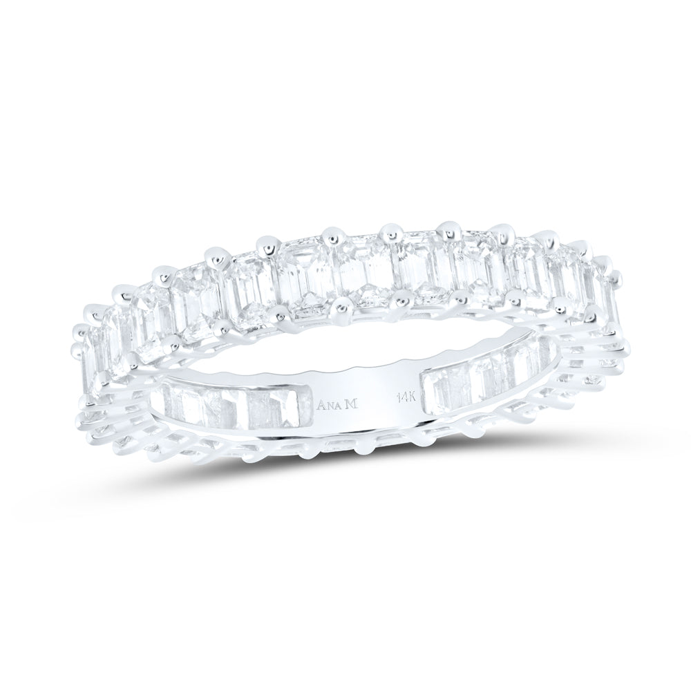 2 3/4CTW-DIA ANA M EMERALD BAND 7 Daisy Joyeria