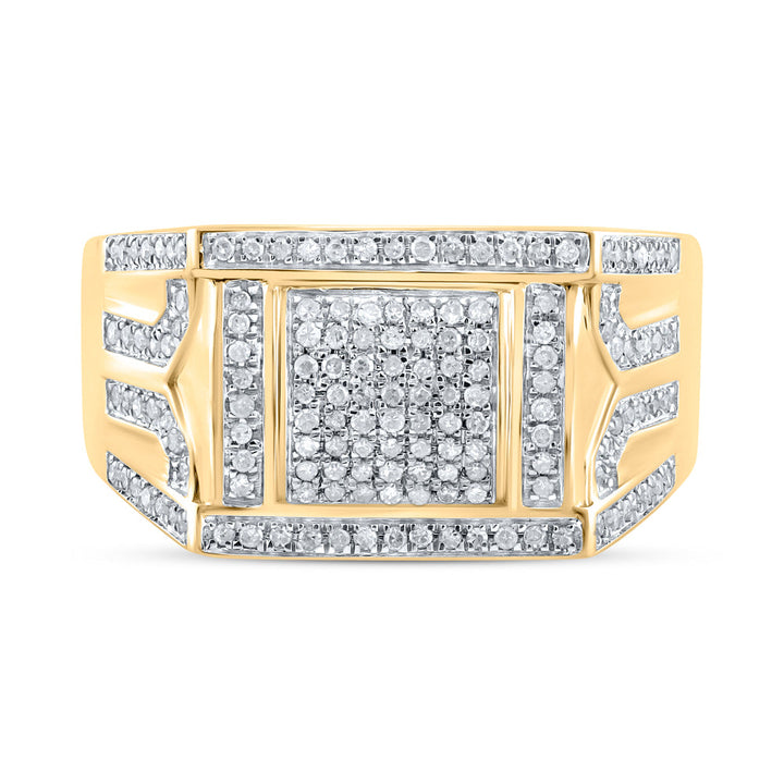 3/8 CTW-DIA P1 MENS RING 10 Daisy Joyeria