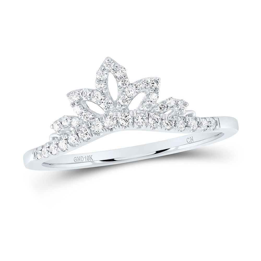 1/5CTW-DIA CN CROWN ENHANCER RING 7 Daisy Joyeria