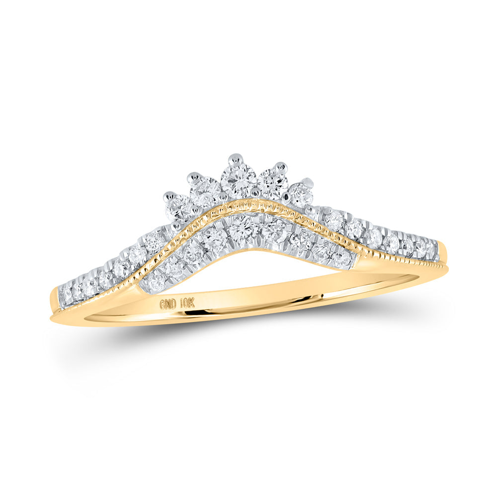 1/5CTW-DIA CN CROWN ENHANCER RING 7 Daisy Joyeria