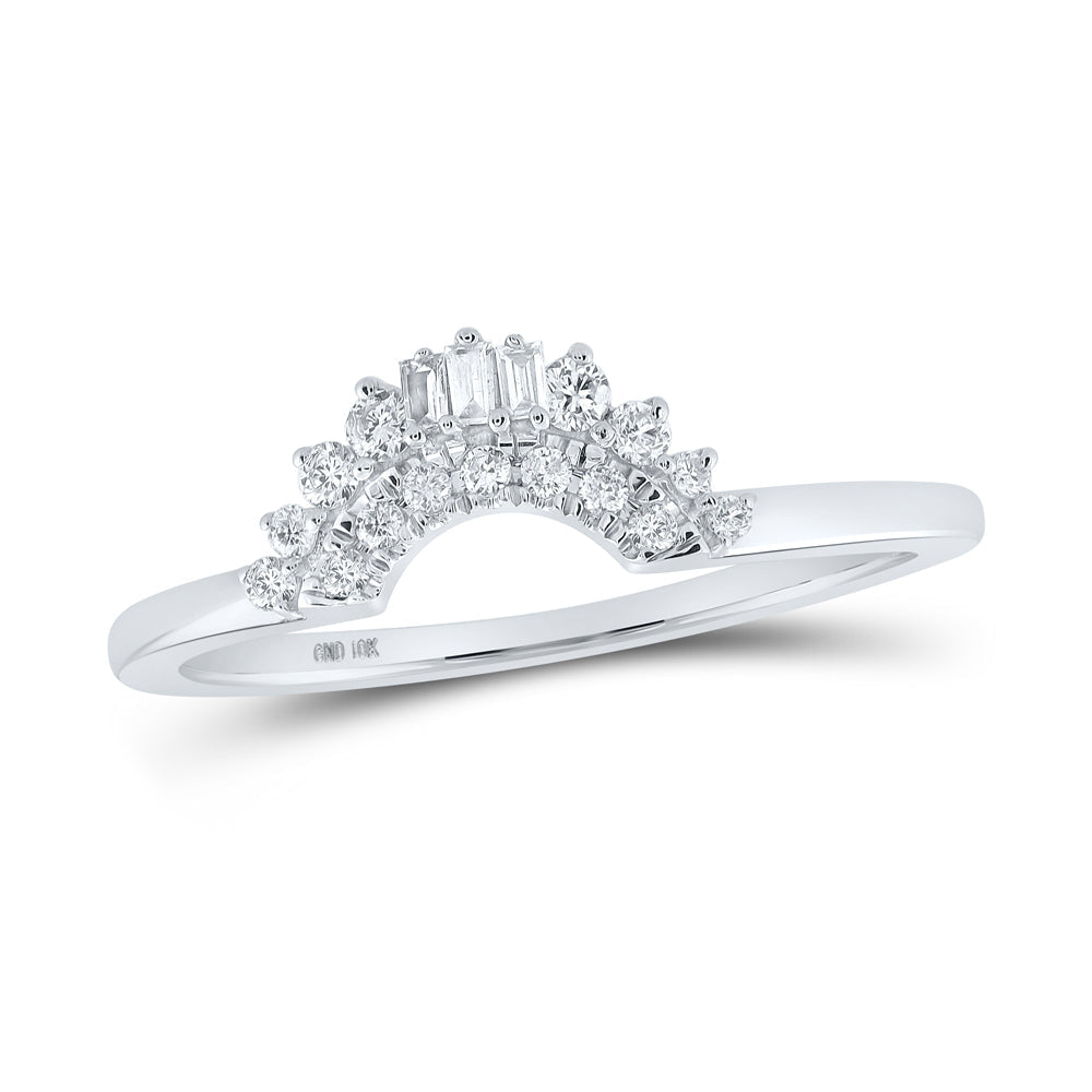 1/6CTW-DIA CN CROWN ENHANCER RING 7 Daisy Joyeria