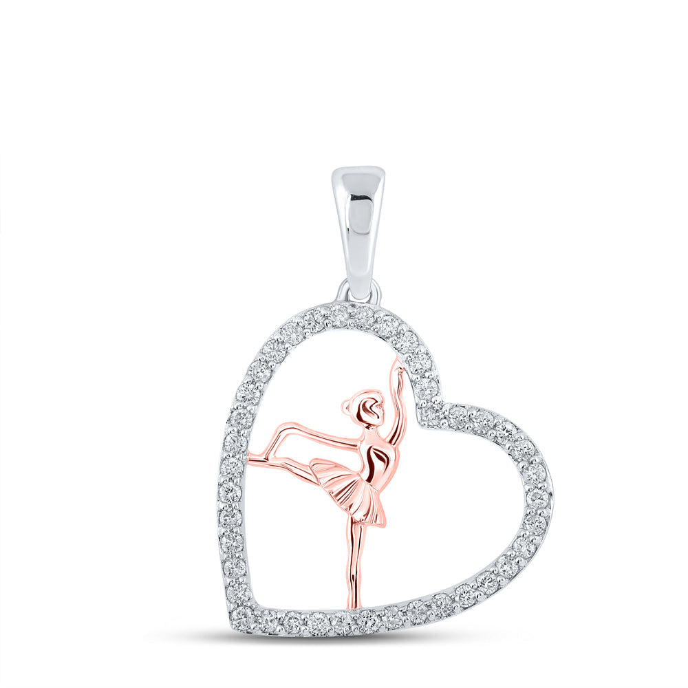 1/3CTW-DIA CN HEART PENDANT Daisy Joyeria