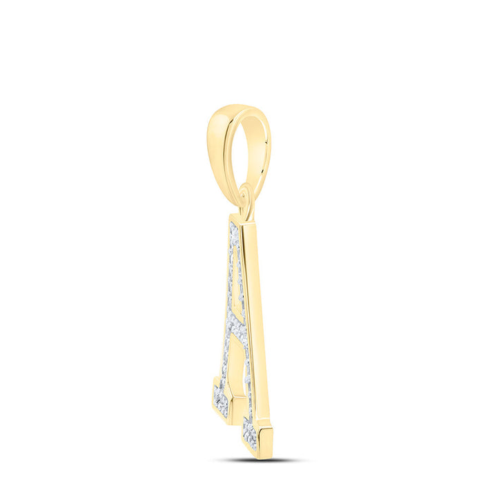 1/12CTW-DIA P1 LADIES INTIAL "A" PENDANT Daisy Joyeria