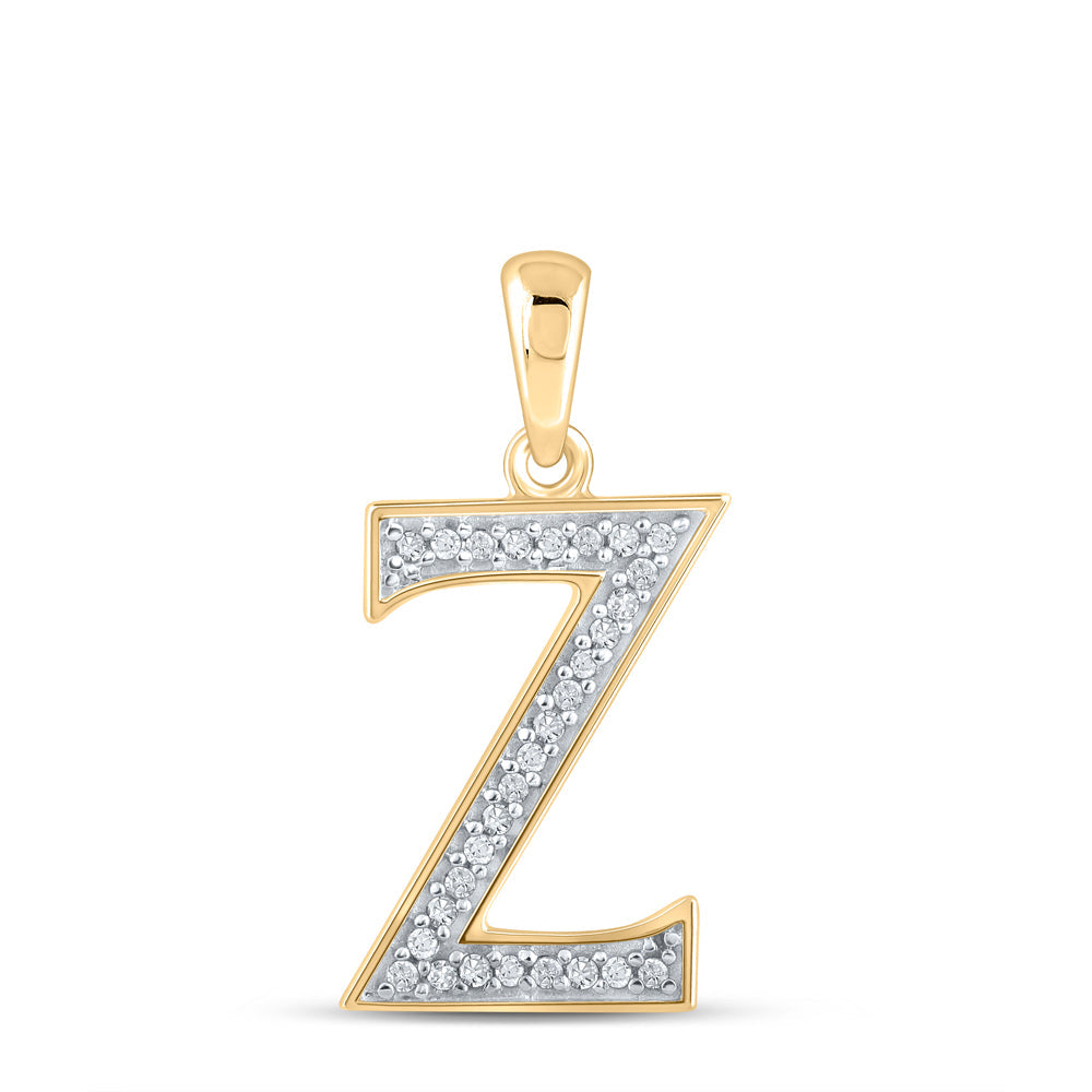 1/12CTW-DIA P1 LADIES INITIAL "Z" PENDANT Daisy Joyeria