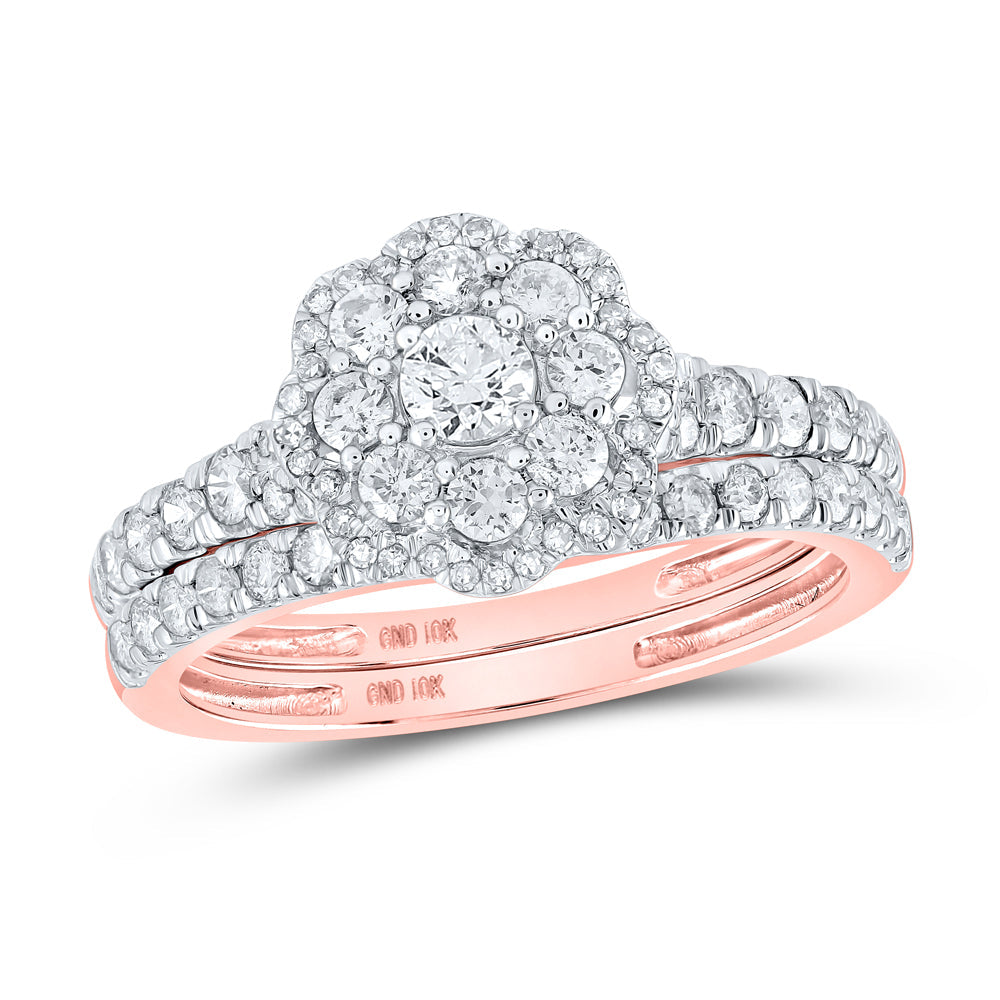 1CTW-DIA NK BRIDAL SET 7 Daisy Joyeria