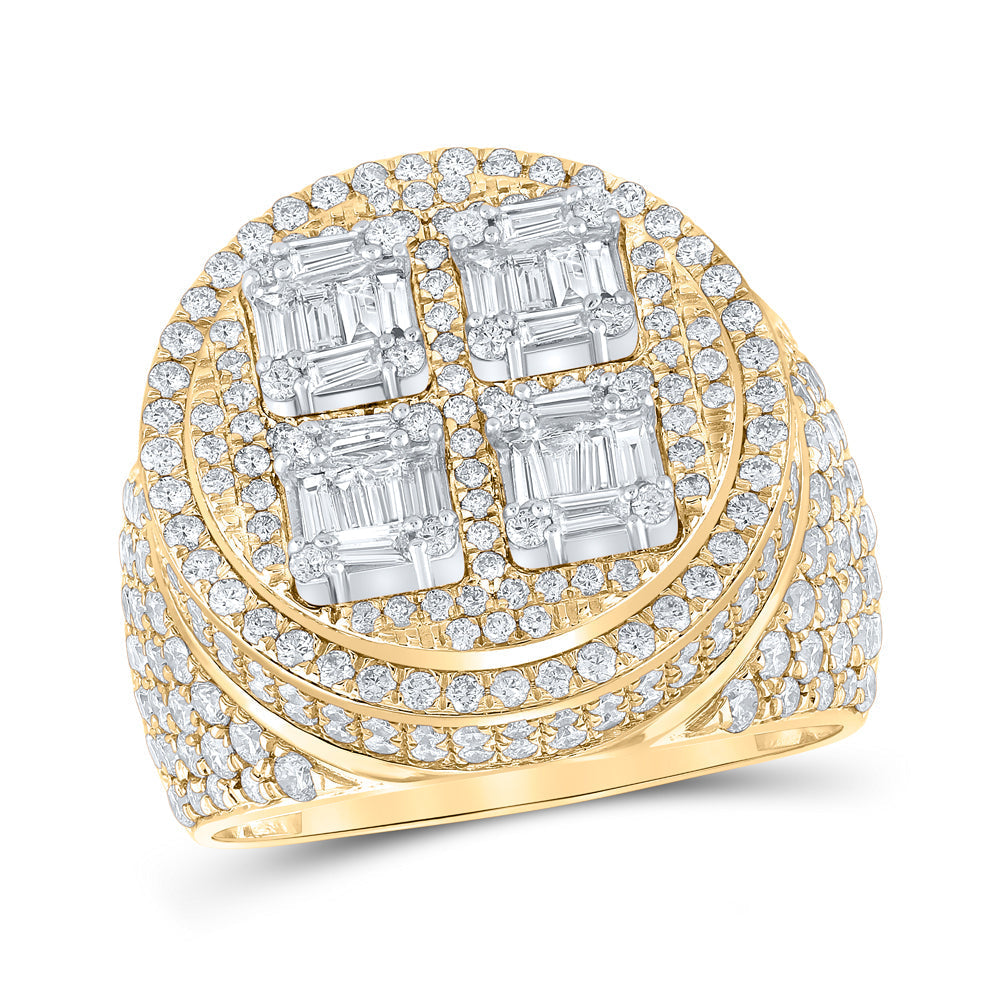 3 7/8CTW-DIA NK MENS RING 10 Daisy Joyeria