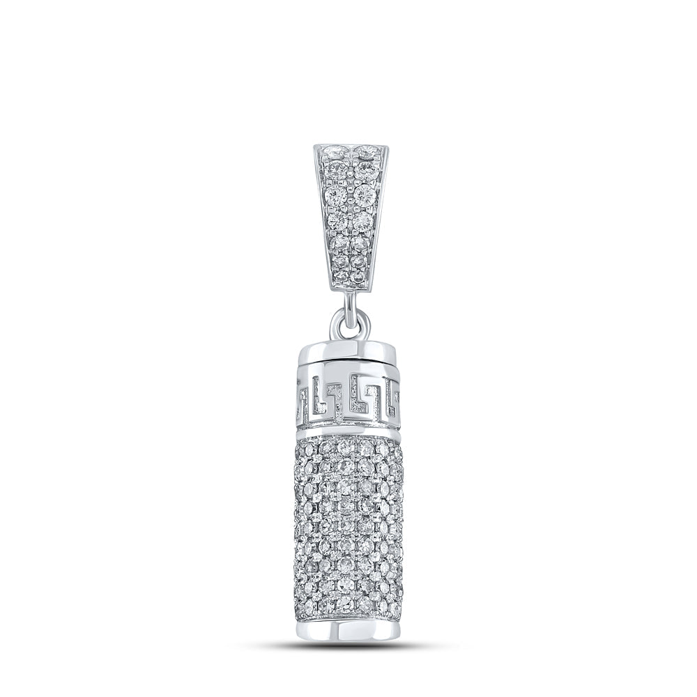 1 CTW-DIA NK "URN" MENS CHARM Daisy Joyeria