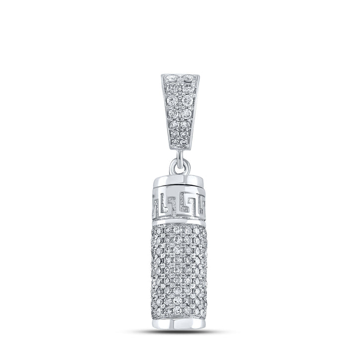 1 CTW-DIA NK "URN" MENS CHARM Daisy Joyeria