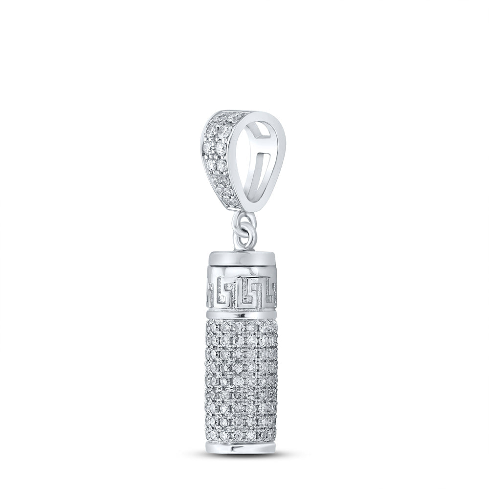 1 CTW-DIA NK "URN" MENS CHARM Daisy Joyeria