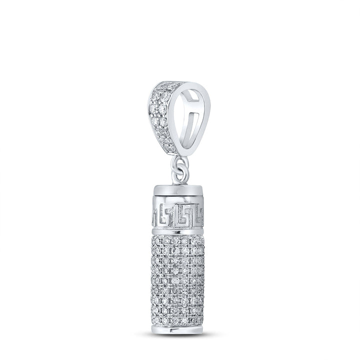 1 CTW-DIA NK "URN" MENS CHARM Daisy Joyeria
