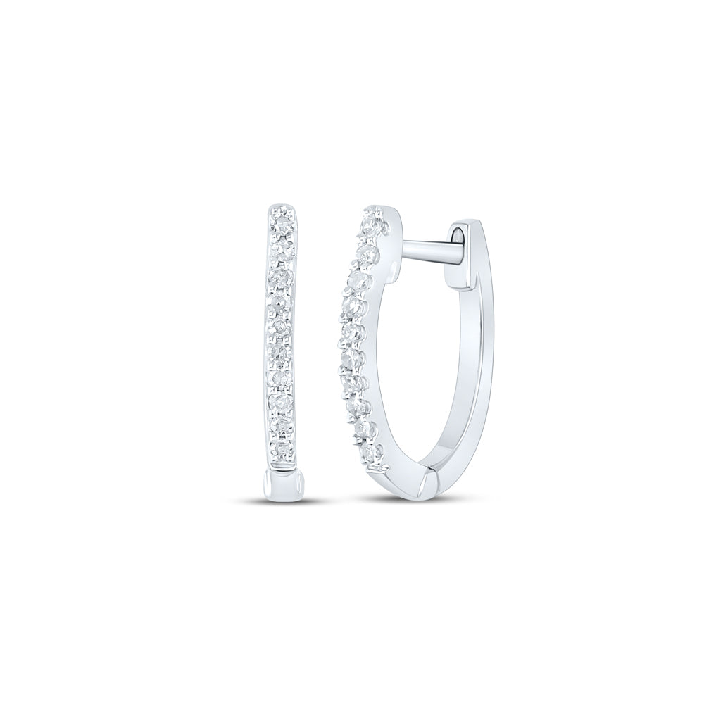 1/12CTW-NAT DIA CN HOOPS EARRING Daisy Joyeria