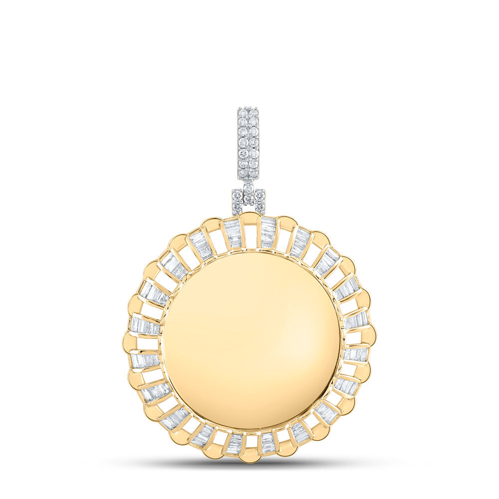 1CTW-DIA NK ROUND MEMORY PENDANT Daisy Joyeria