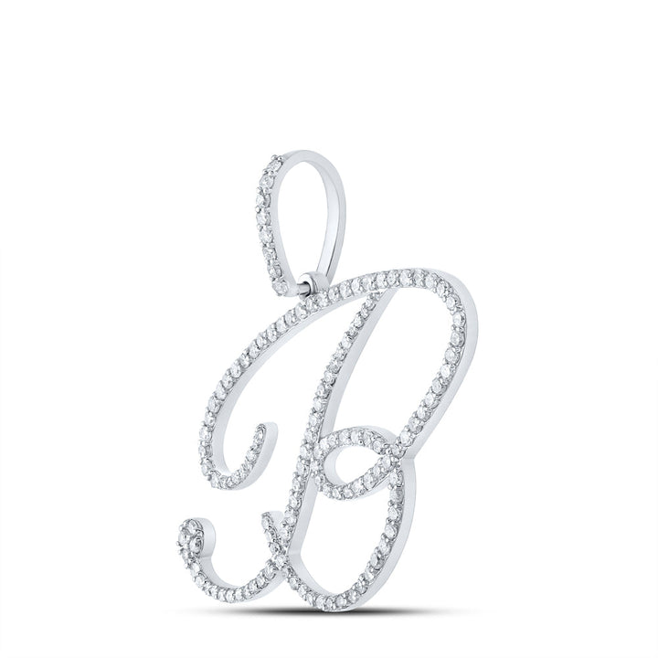 3/4CTW-DIA P1 INITIAL"B"GIFTPENDANT Daisy Joyeria