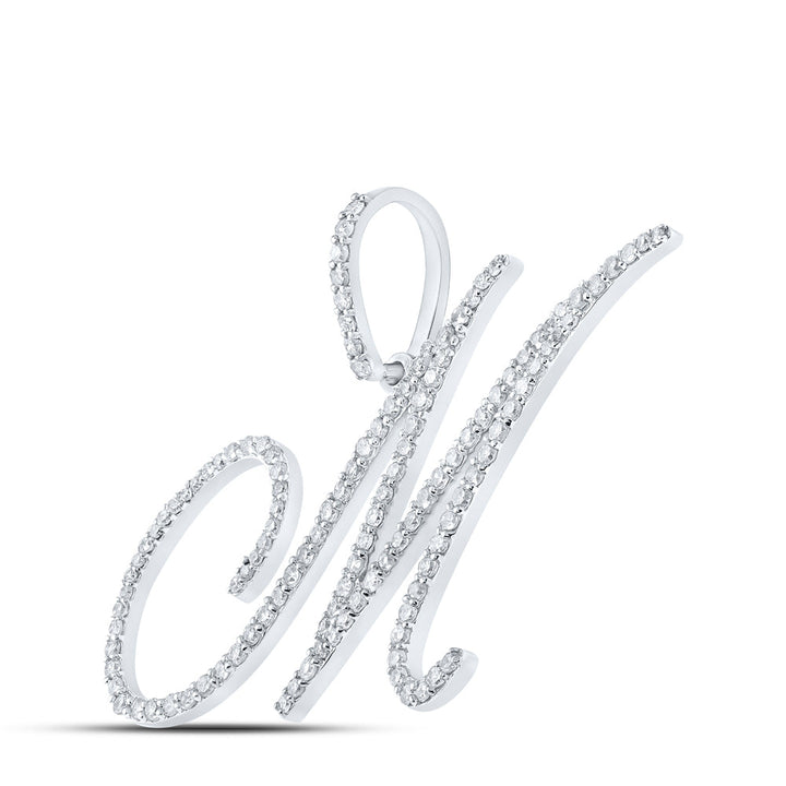 7/8CTW-DIA P1 INITIAL "M" GIFT PENDANT Daisy Joyeria