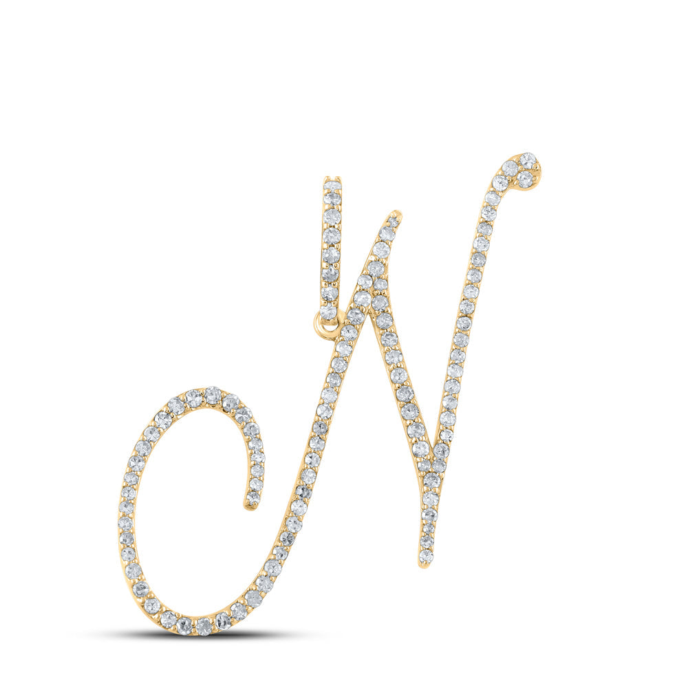 5/8CTW-DIA P1 INITIAL "N" GIFT PENDANT Daisy Joyeria