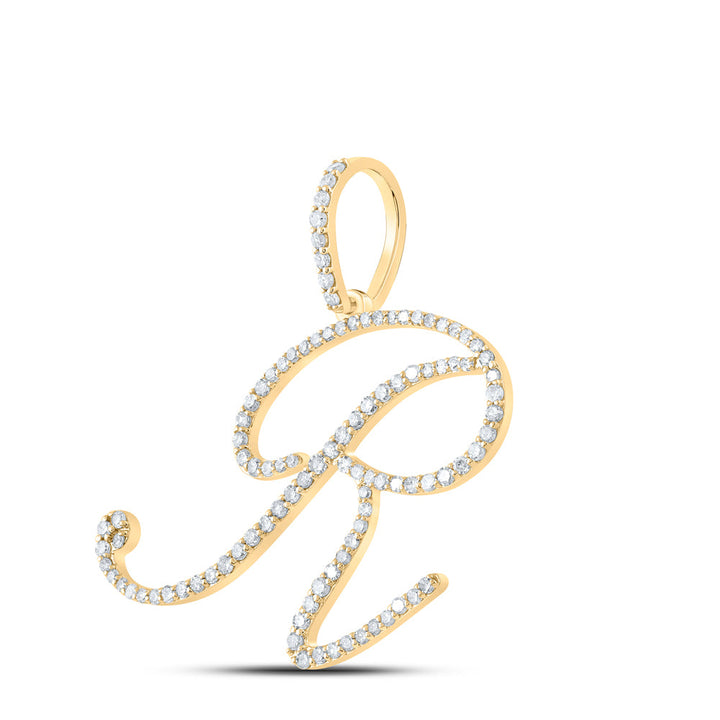 5/8CTW-DIA P1 INITIAL "R" GIFT PENDANT Daisy Joyeria