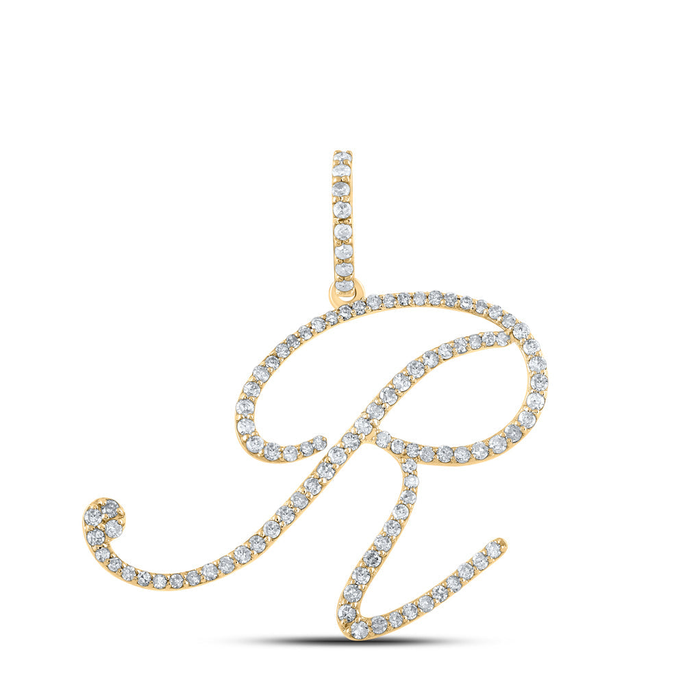 5/8CTW-DIA P1 INITIAL "R" GIFT PENDANT Daisy Joyeria