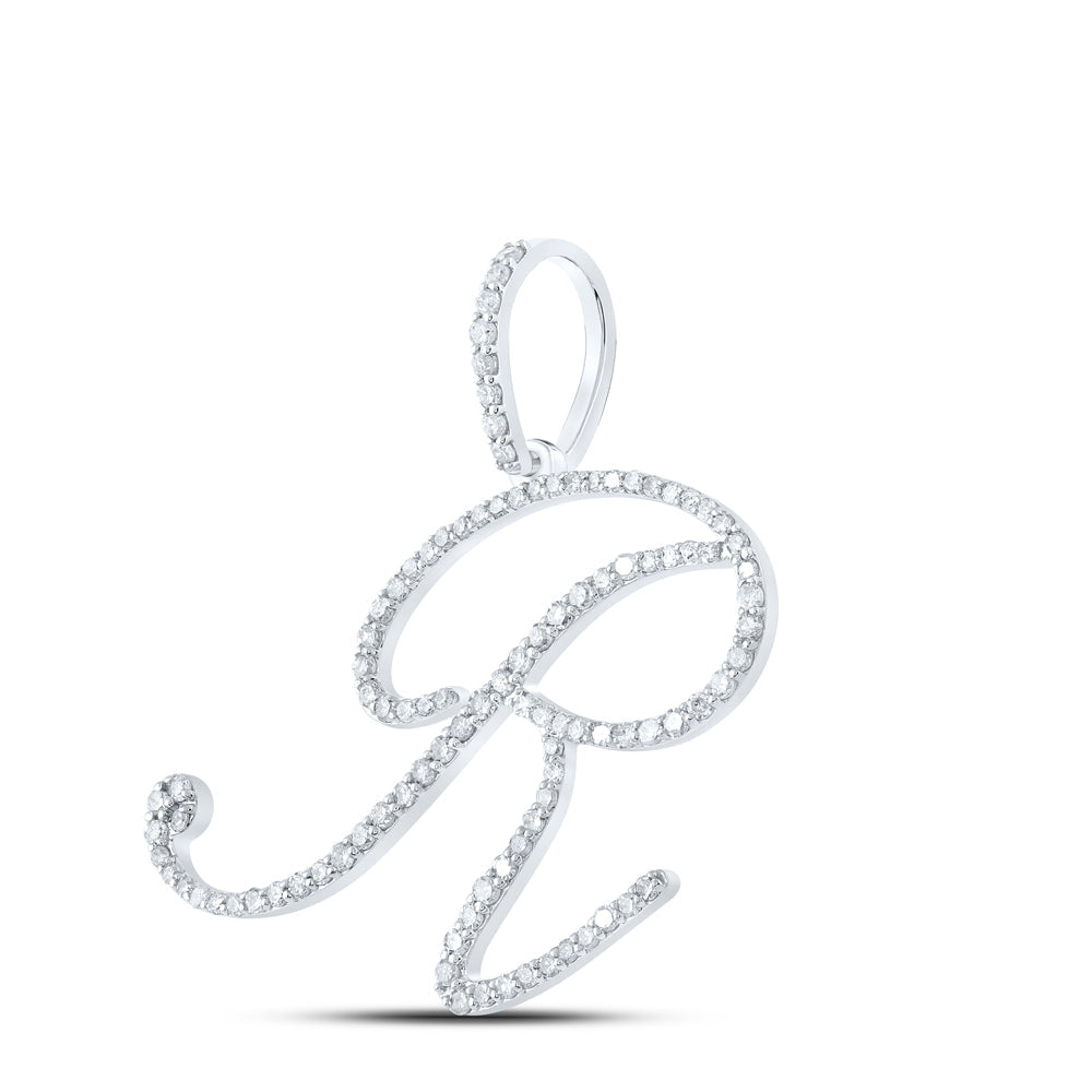 5/8CTW-DIA P1 INITIAL "R" GIFT PENDANT Daisy Joyeria