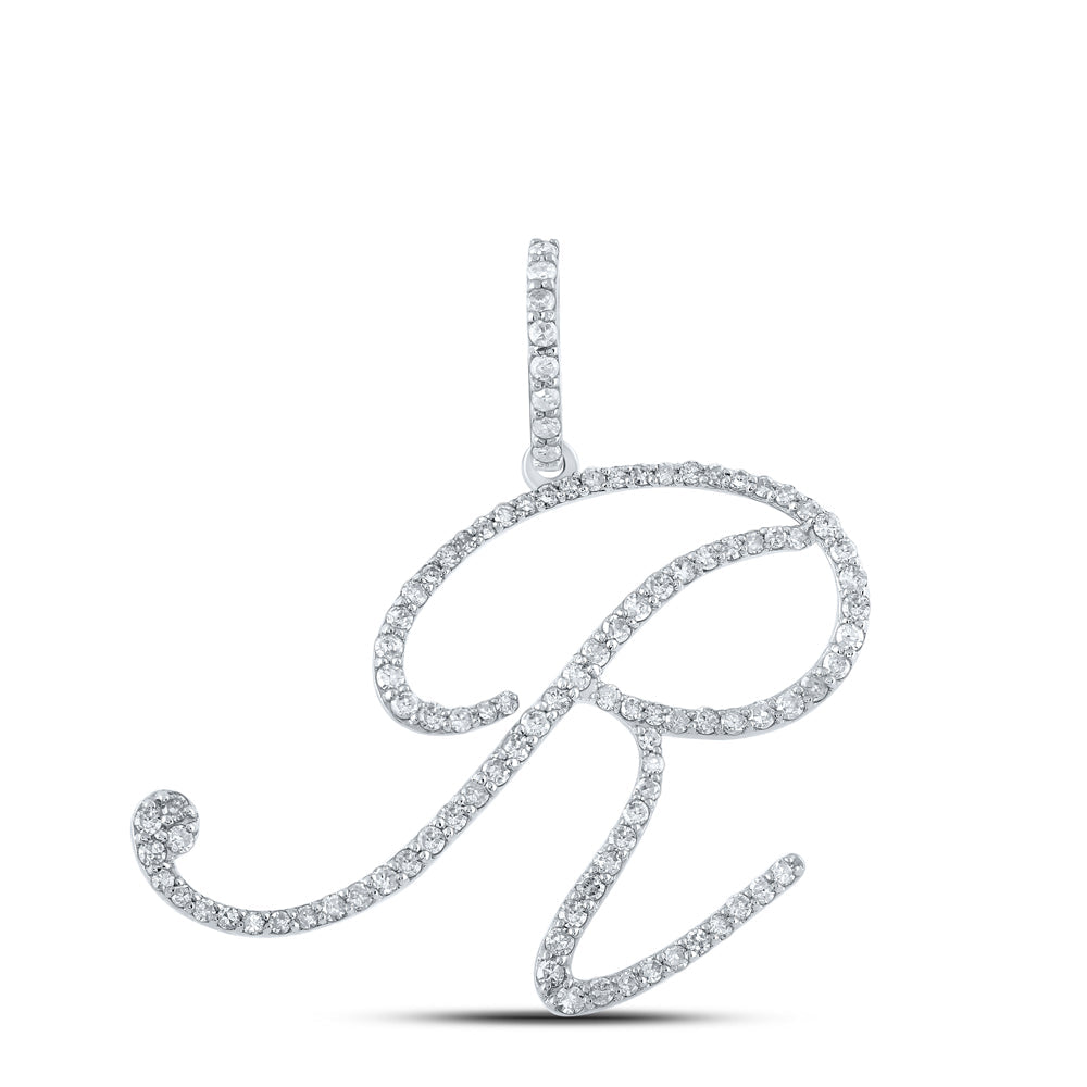 5/8CTW-DIA P1 INITIAL "R" GIFT PENDANT Daisy Joyeria